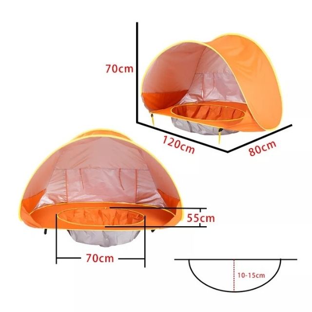 Tenda Kids™ - Para Bebês com Piscina e Proteção UV