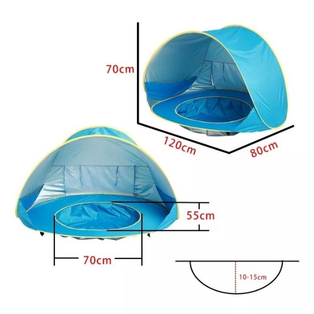 Tenda Kids™ - Para Bebês com Piscina e Proteção UV